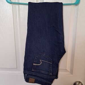 American Eagle Outfitters Dark Indigo Boot Cut Jeans size 8 women’s low rise